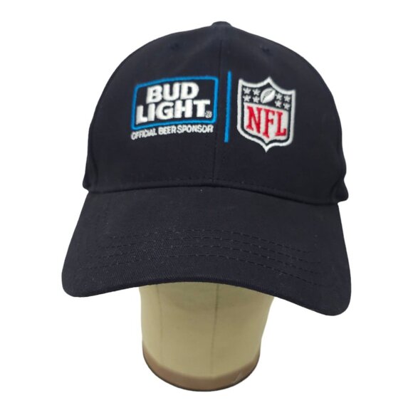 NFL Bud Light Official Sponsor Embroidered Snapback Cap Trucker Football Hat - Picture 8 of 12